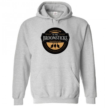 The Three Broomstick Funny Printed Hoodie